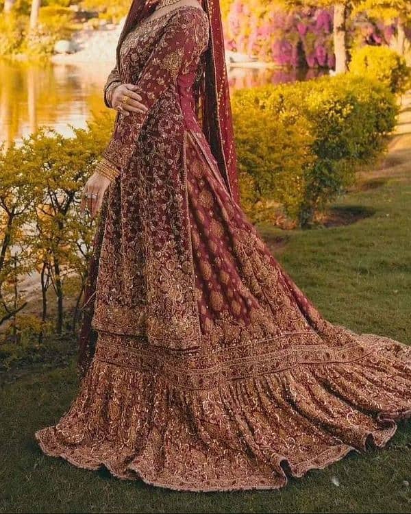 farshi barat bridal lehnga 0