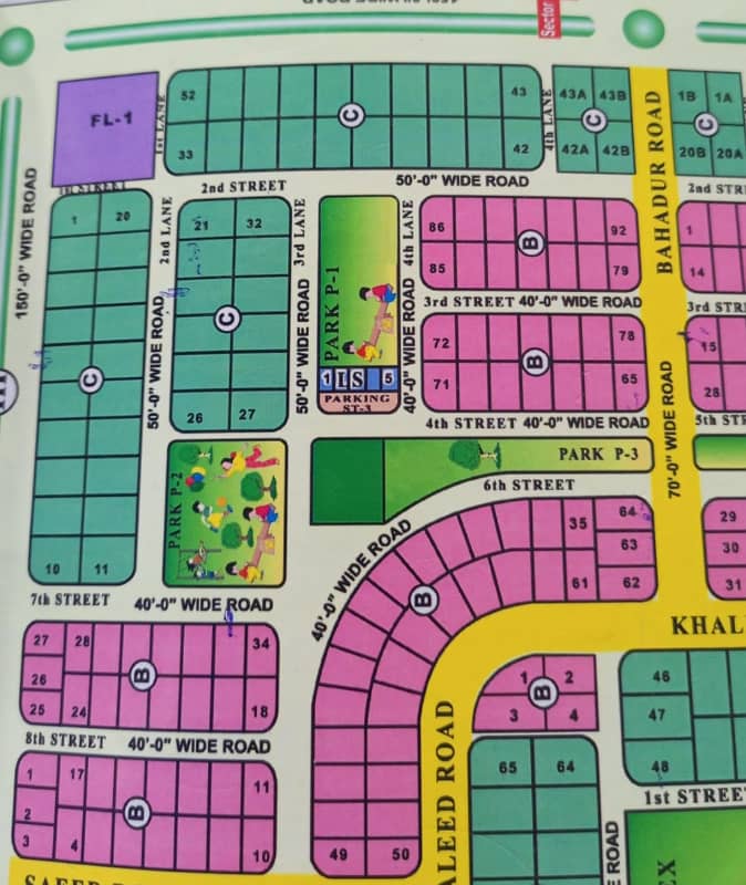 400 sqyrds plot sector W West open ideal location available for sale 0