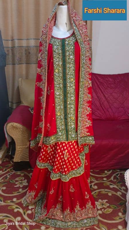 Used Bridal Sharara For Dulhan 1