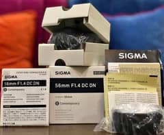 Sigma 56mm f1.4 DC DN sony mount complete box