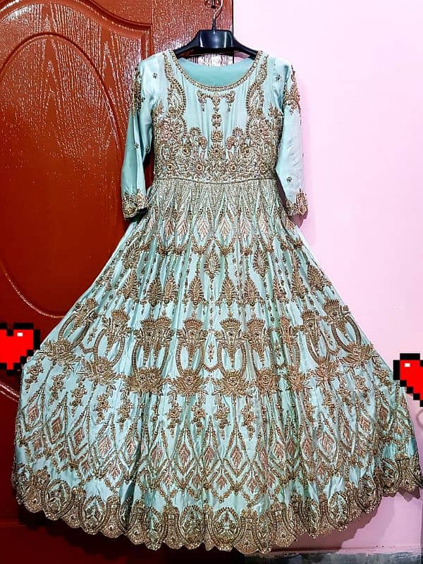 Bridal maxi/ Barat lenga/Walima maxi/Bridal wedding dress/ walima maxi 13