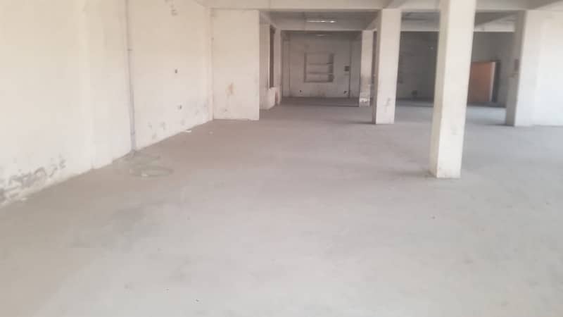 12000 square triple story for factory/warehouse or IT office Available for Rent in Peco Road Lahore 15