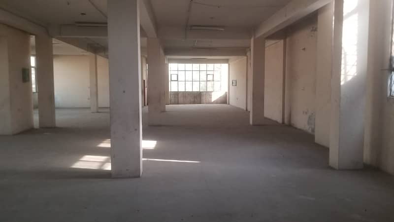 12000 square triple story for factory/warehouse or IT office Available for Rent in Peco Road Lahore 21