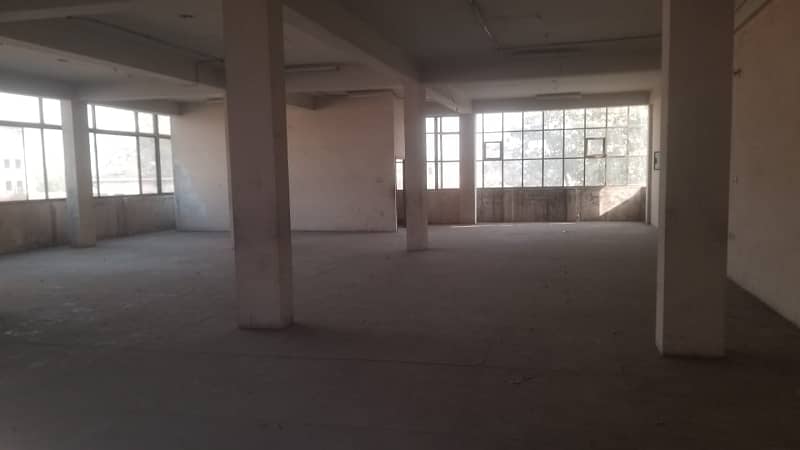 12000 square triple story for factory/warehouse or IT office Available for Rent in Peco Road Lahore 25