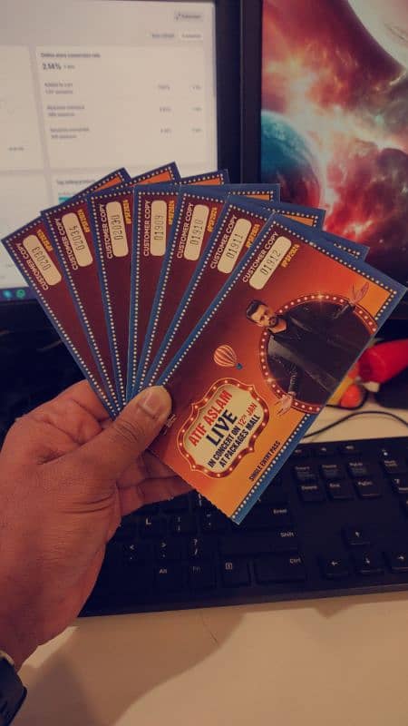 Atif Aslam Concert Passes 12th January 1