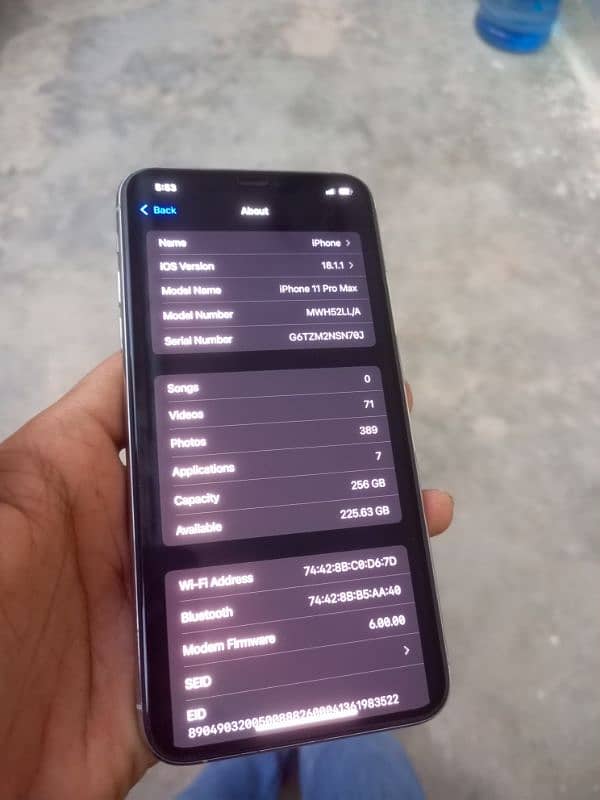 Iphone 11 pro max 256GB 4