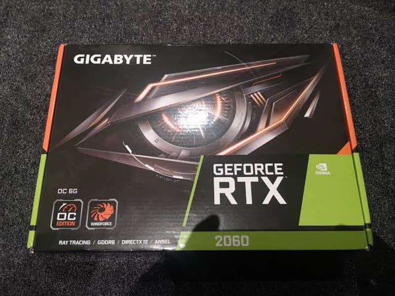 Rtx 2060 6 Gb Graphic card With Box 0