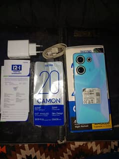 TECNO CAMON 20 8GB+8GB 256 GB WITH BOX