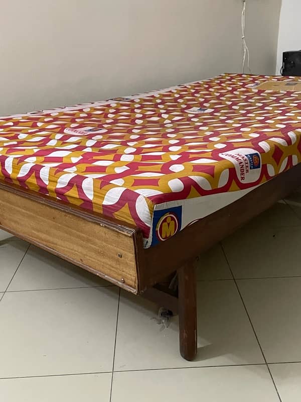 single Bed with mattress 2