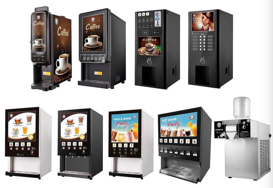 Tea and coffee vending machine/6 months warranty 9