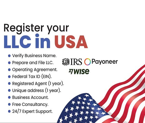 LLC Registration, Trademark, Domain, Hosting & Amazon FBA Services 0