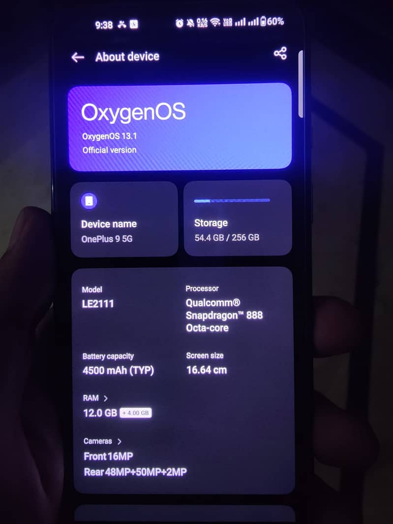 OnePlus 9 12/256gb dual sim in lush condition 7