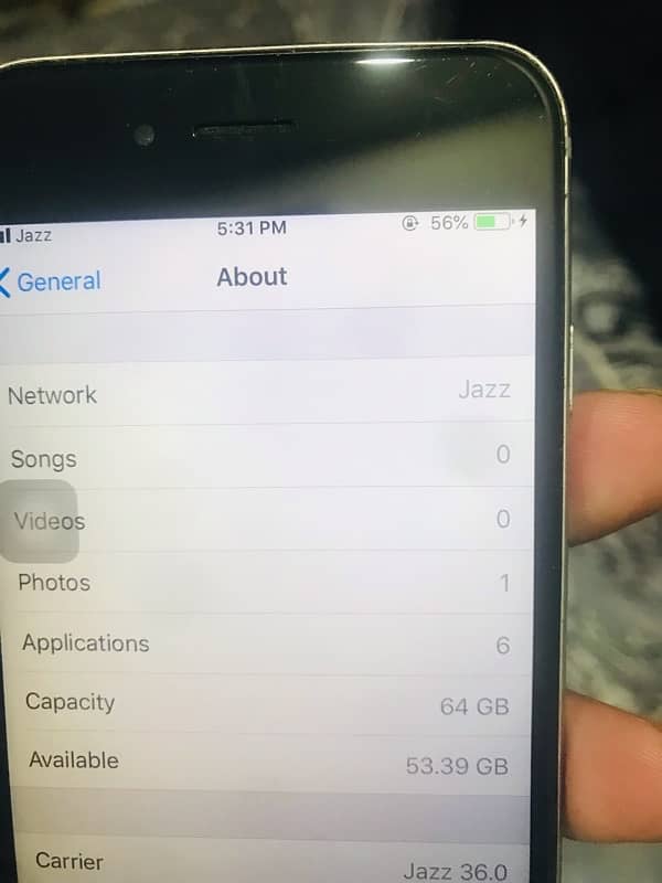 iphone 6 64 GB PTA 5