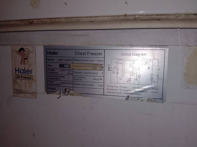 Haier Deep freezer 4