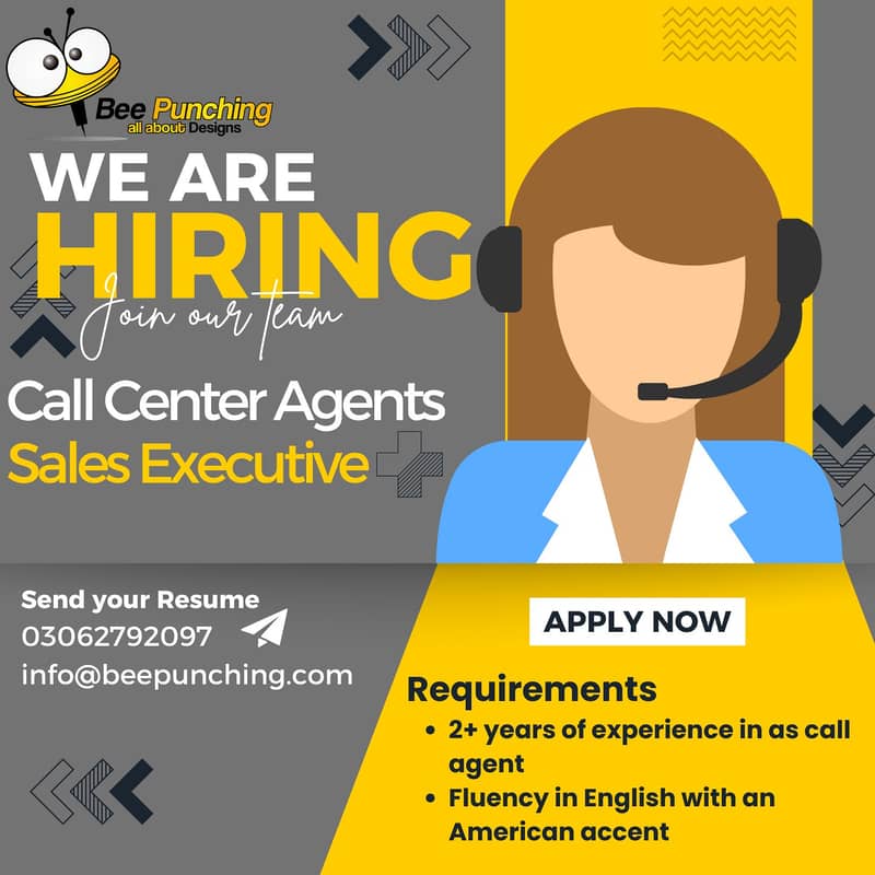 Hiring call center agents - calling agents  experienced/fresh 0