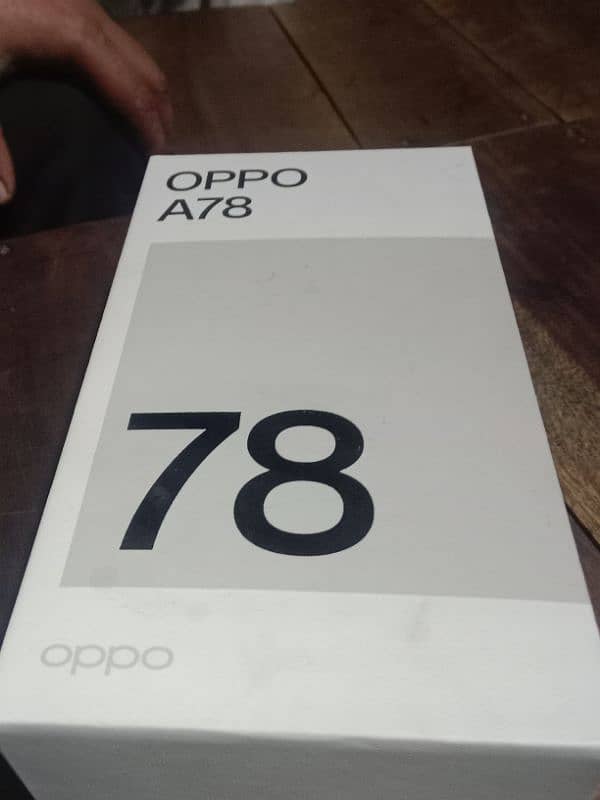 oppo a78 8 GB 256 GB 10 by 10 16