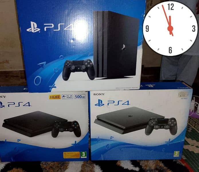 Ps4 Slim & Ps4 Pro Gaming Console Available 0