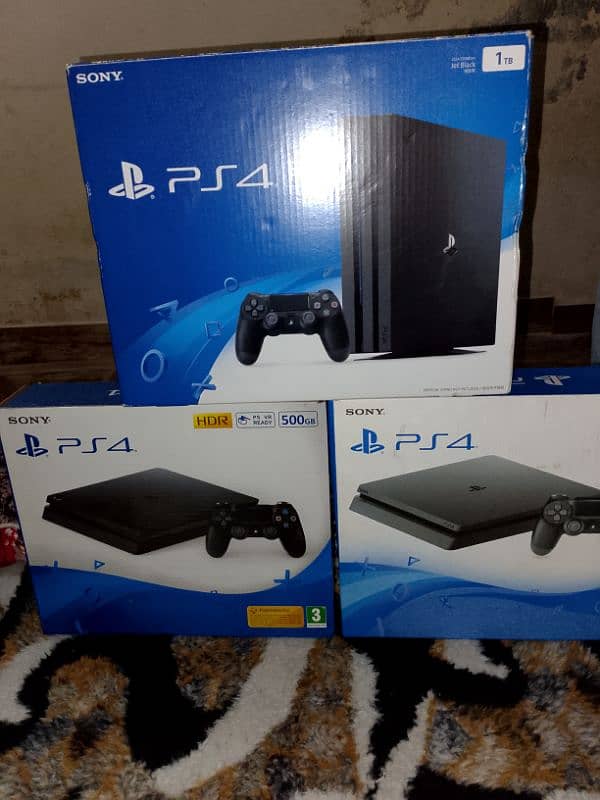 Ps4 Slim & Ps4 Pro Gaming Console Available 1