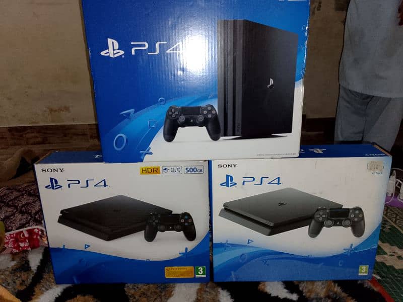 Ps4 Slim & Ps4 Pro Gaming Console Available 2