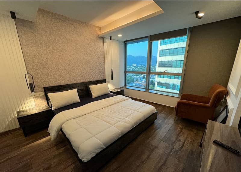 1 bedroom luxurious apartment in Centaurus on daily basis rent 9