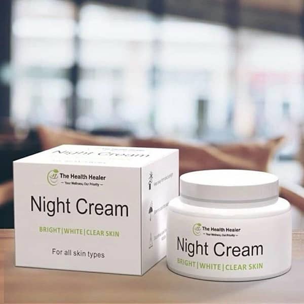 Whitining and Brightining Night Cream - 1 pcs of smooth Texture 0