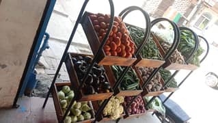 fruit and vegetables racks urgent sale