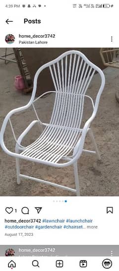 #chair #ironchair #gardenchair #lawnchair #modernchair #furniture #bed