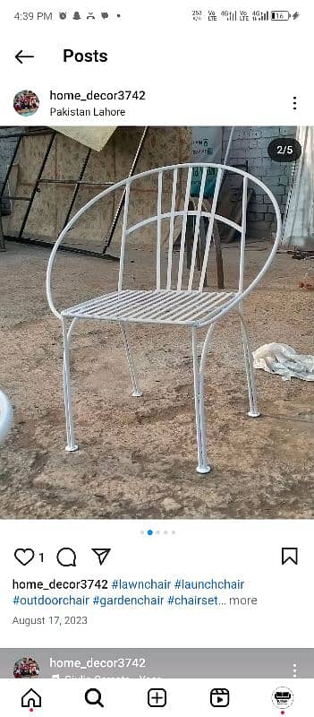 #chair #ironchair #gardenchair #lawnchair #modernchair #furniture #bed 1