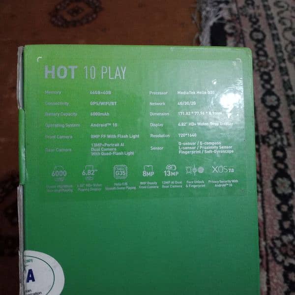 Infinix Hot 10 play 3