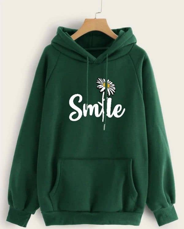 1 Pc Women Cotton Printed Hoodies 0