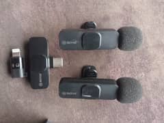 boya 2 in 1 microphone for sale slightly used