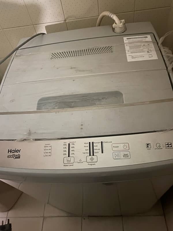 haier 8kg top loaded machine 4