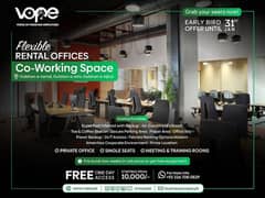 Co-Working/Shared Space for just PKR 10,000 24/7