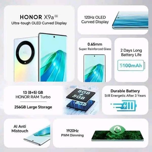 honor x9a 8+5 gb 256 1