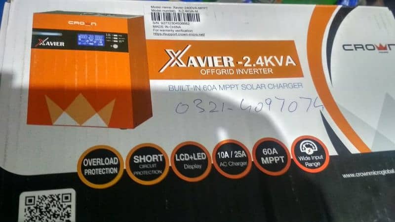 Crown Xavier 2.4KVA 4