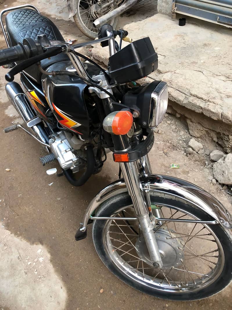 Honda CG 125 2021 Karachi nmbr urgent sell 3