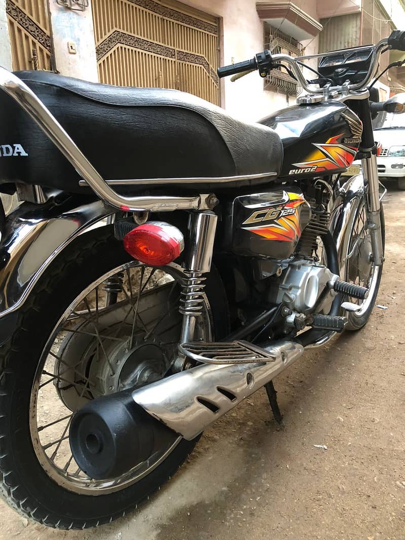 Honda CG 125 2021 Karachi nmbr urgent sell 5