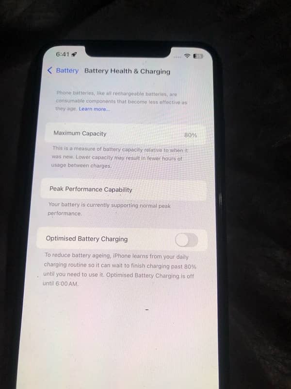 iPhone XS Max (64gb)battery80%)10by10 5