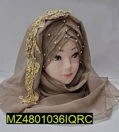 Ready to wear hijab with stones