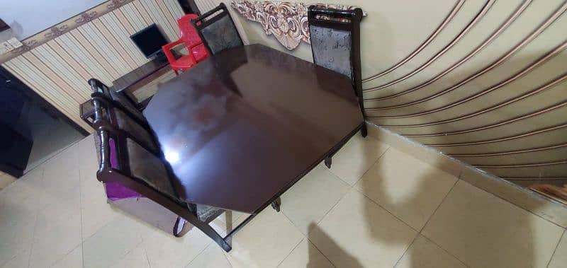 Dining Table with 5 Chairs for Sale 1