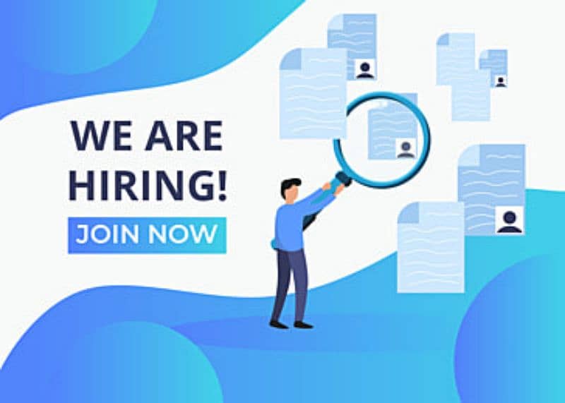 we are hiring for office work in Lahore 0