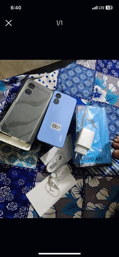 oppo A17 all acceseries with box 6/128