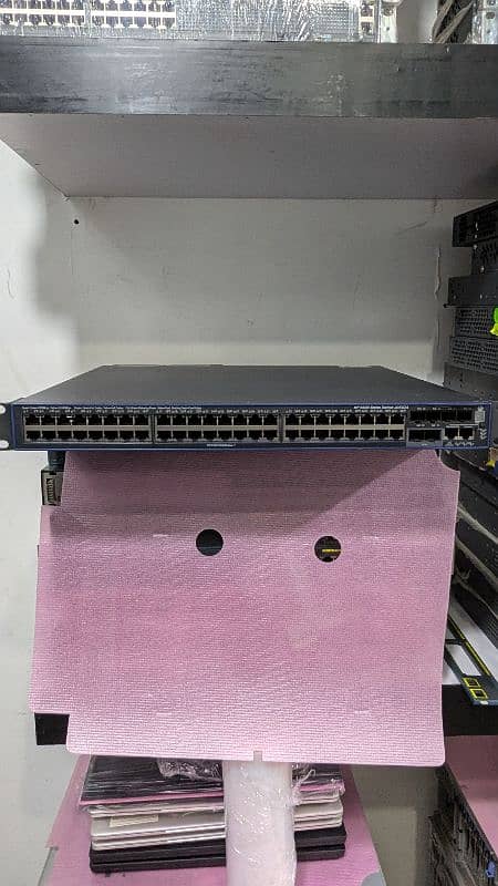 hp5500 series 48port 1g+10g combo 4