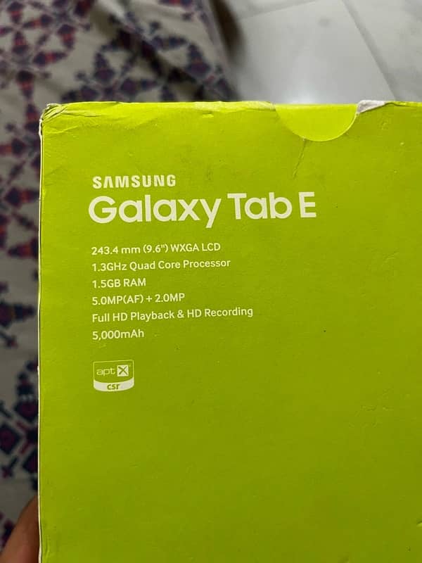 SAMSUNG TABLETS E (2) 9