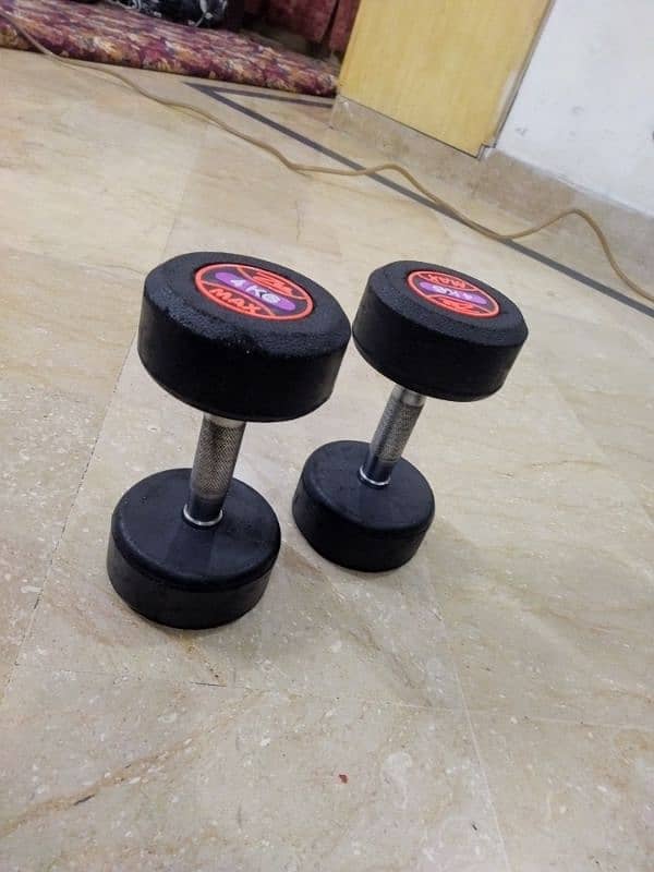 4 Kg Dumbbell Pair | High Quality 1