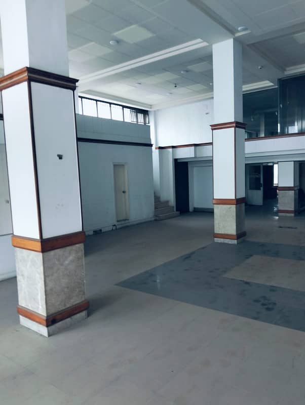 Ground Floor Hall with office kitchen bath Main Abbot Road near Shimla Hill Lahore 1