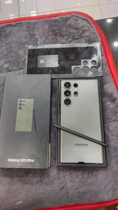 SAMSUNG S23ULTRA 512GB OFFICIAL APRVD WITH BOX 1