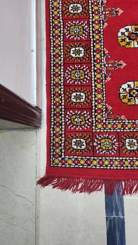 Authentic Bukhara Style Red Rug 8x5ft | Rawalpindi 2