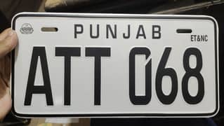 Embossed genuine A+new number plate available 03009475634 all home del