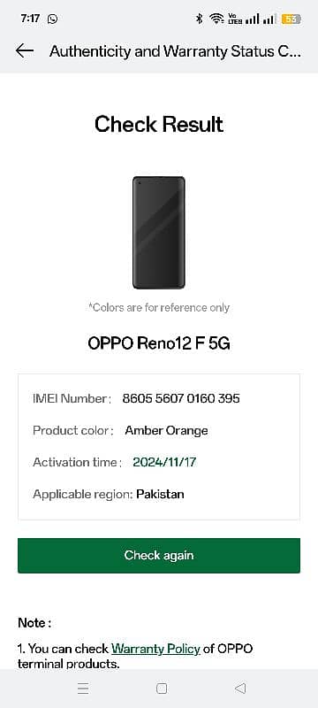 Oppo reno 12f 5g 9